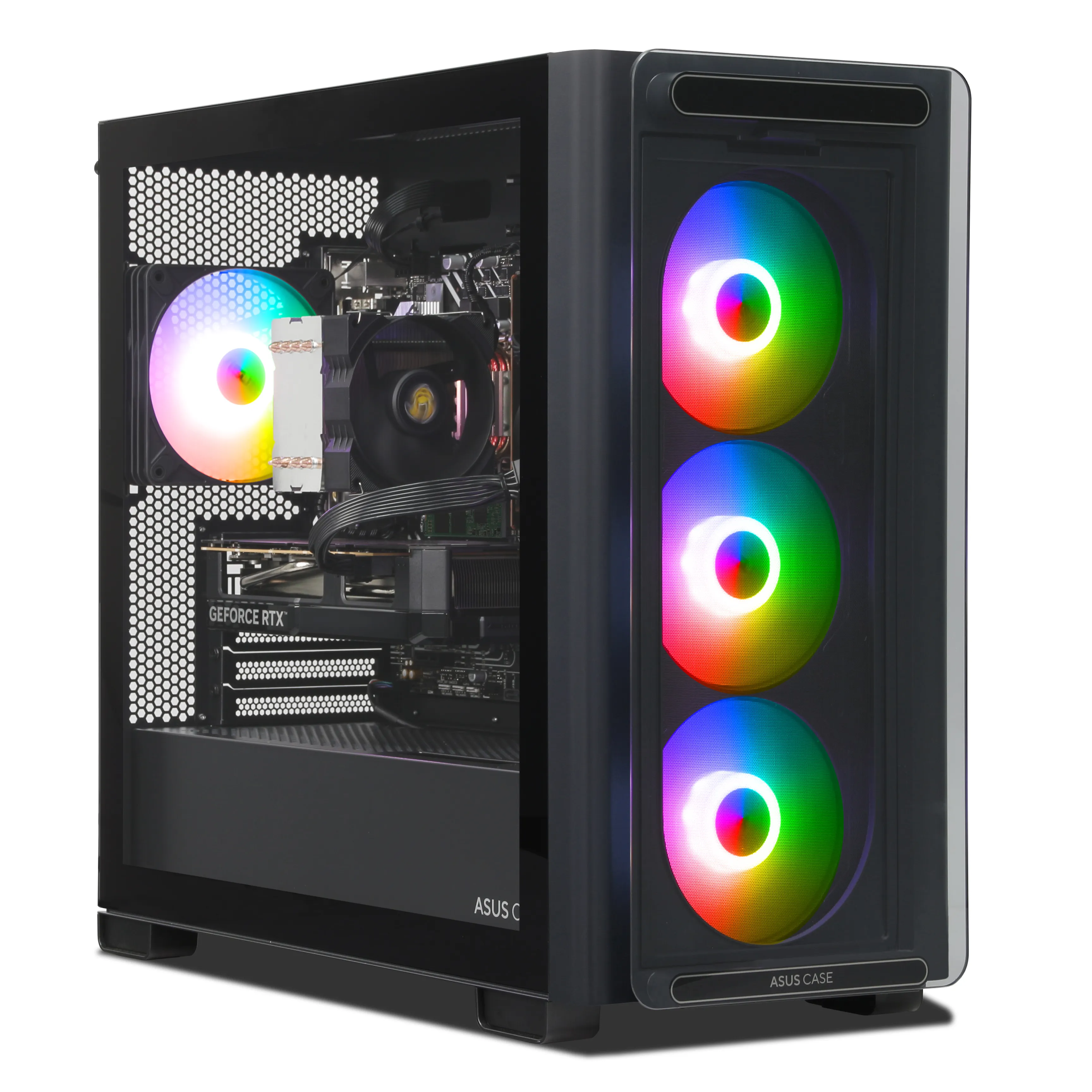 ASUS Shadow Gaming PC | Intel Core i5-14400F | Nvidia GeForce RTX 5060 8GB | 32GB DDR5 RAM | 1TB NVMe SSD | Windows 11 | WLAN & Bluetooth | Libre Office