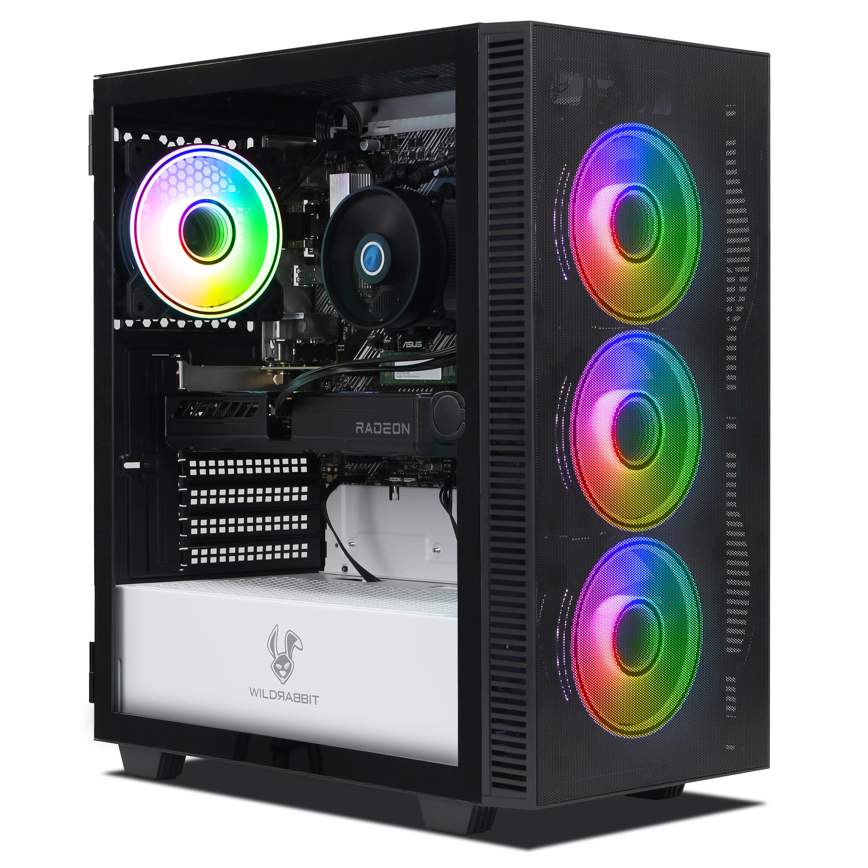 Wildrabbit Reactor | AMD Ryzen 7 5700X | Radeon RX 9060 XT 8GB | 16GB RAM | 1TB NVMe SSD | Windows 11 | WLAN