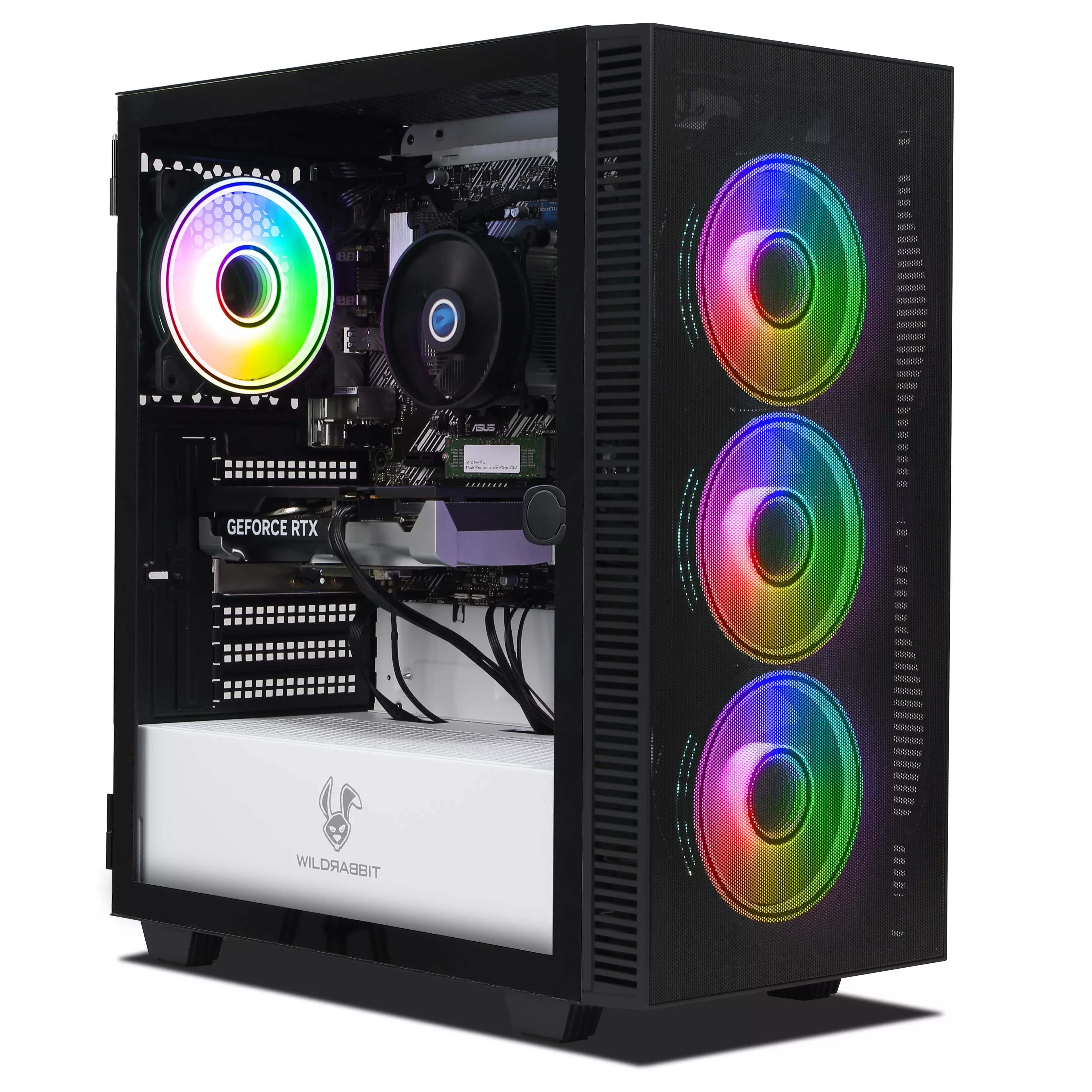 Radiant Gaming V3 | AMD Ryzen 5 5500 | Nvidia GeForce RTX 5060 8GB | 16GB RAM | 1TB NVMe SSD | Windows 11 | WLAN | Libre Office