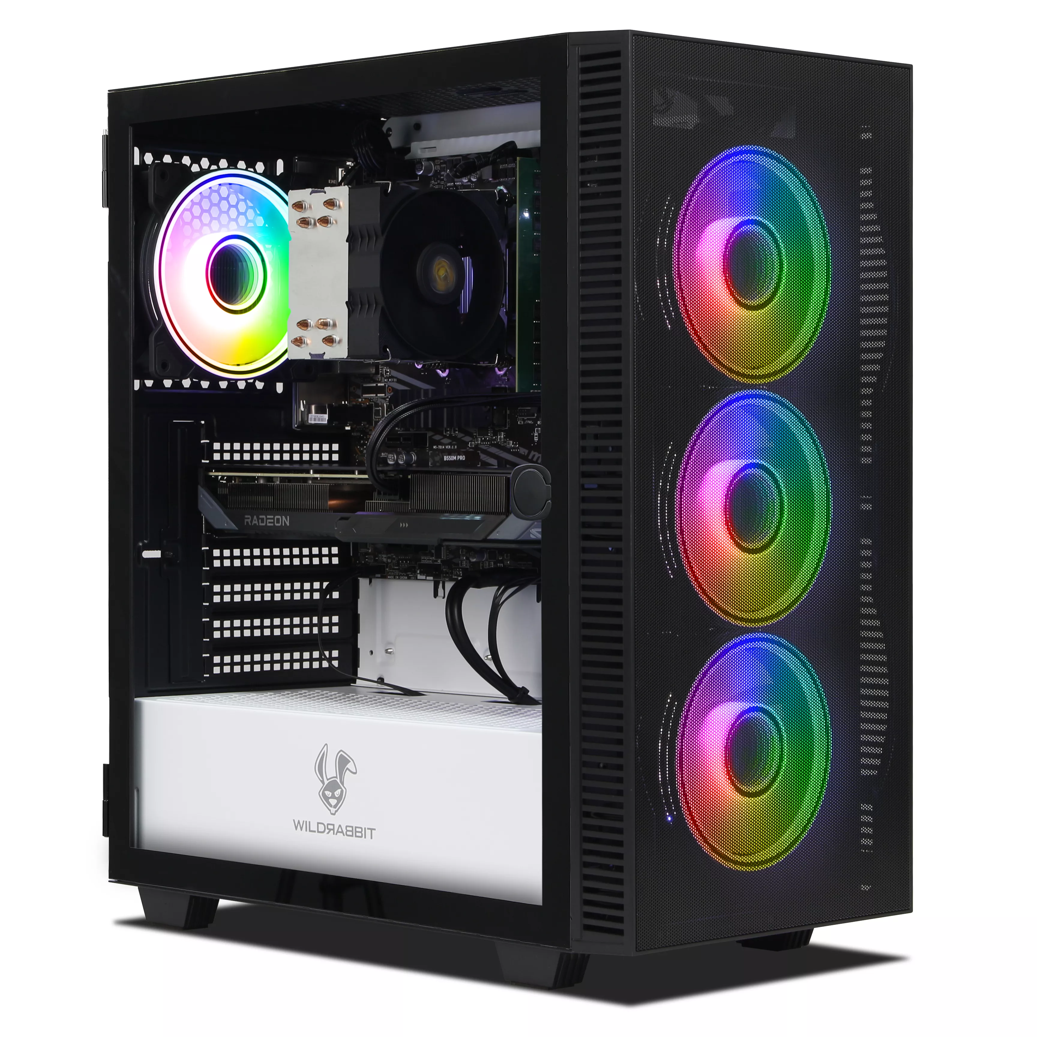 Wildrabbit Reactor | AMD Ryzen 7 5700X | Radeon RX 9060 XT 8GB | 16GB RAM | 1TB NVMe SSD | Windows 11 | WLAN