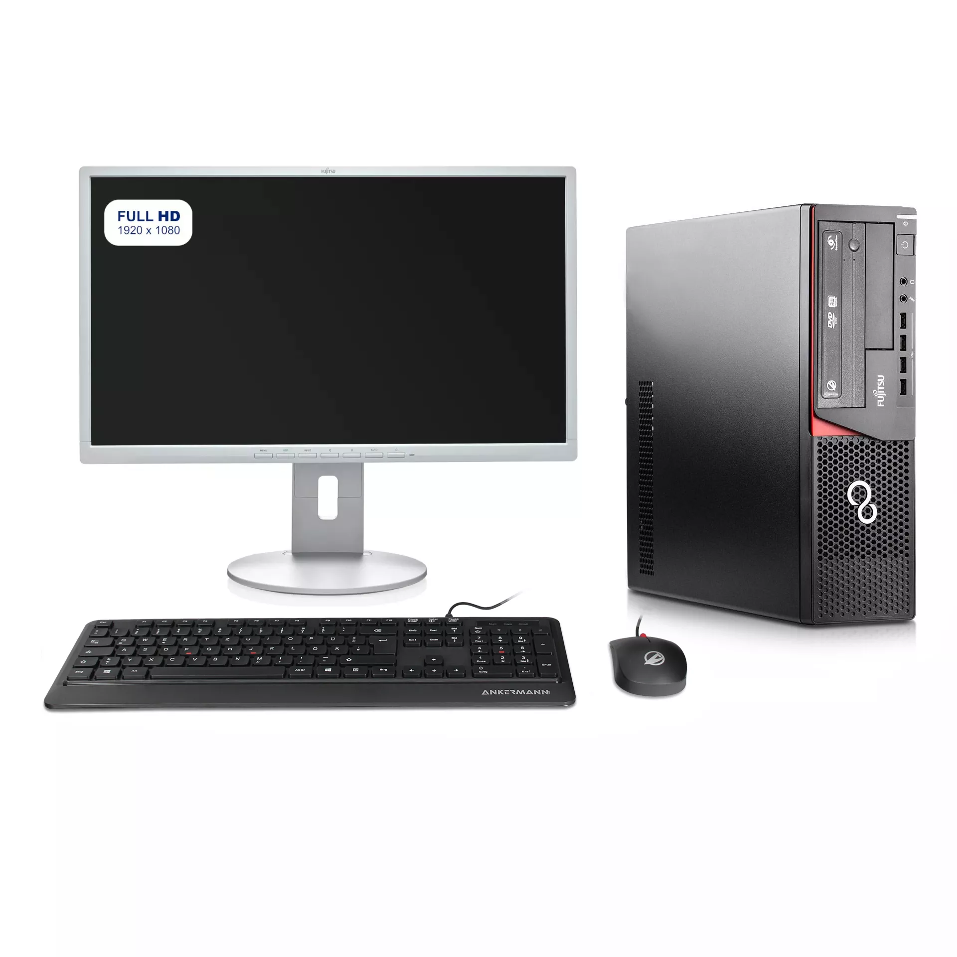 Office Desktop Bundle | Intel Core i5-3470 | 16GB RAM | 480GB SSD | 500GB HDD | Windows 10 | WLAN | 23.8" Monitor | Maus & Tastatur | MS Office 2024 Office Desktop Bundle | Intel Core i5-3470 | 16GB RAM | 480GB SSD | 500GB HDD | Windows 10 | WLAN | 23.8" Monitor | Maus & Tastatur | MS Office 2024