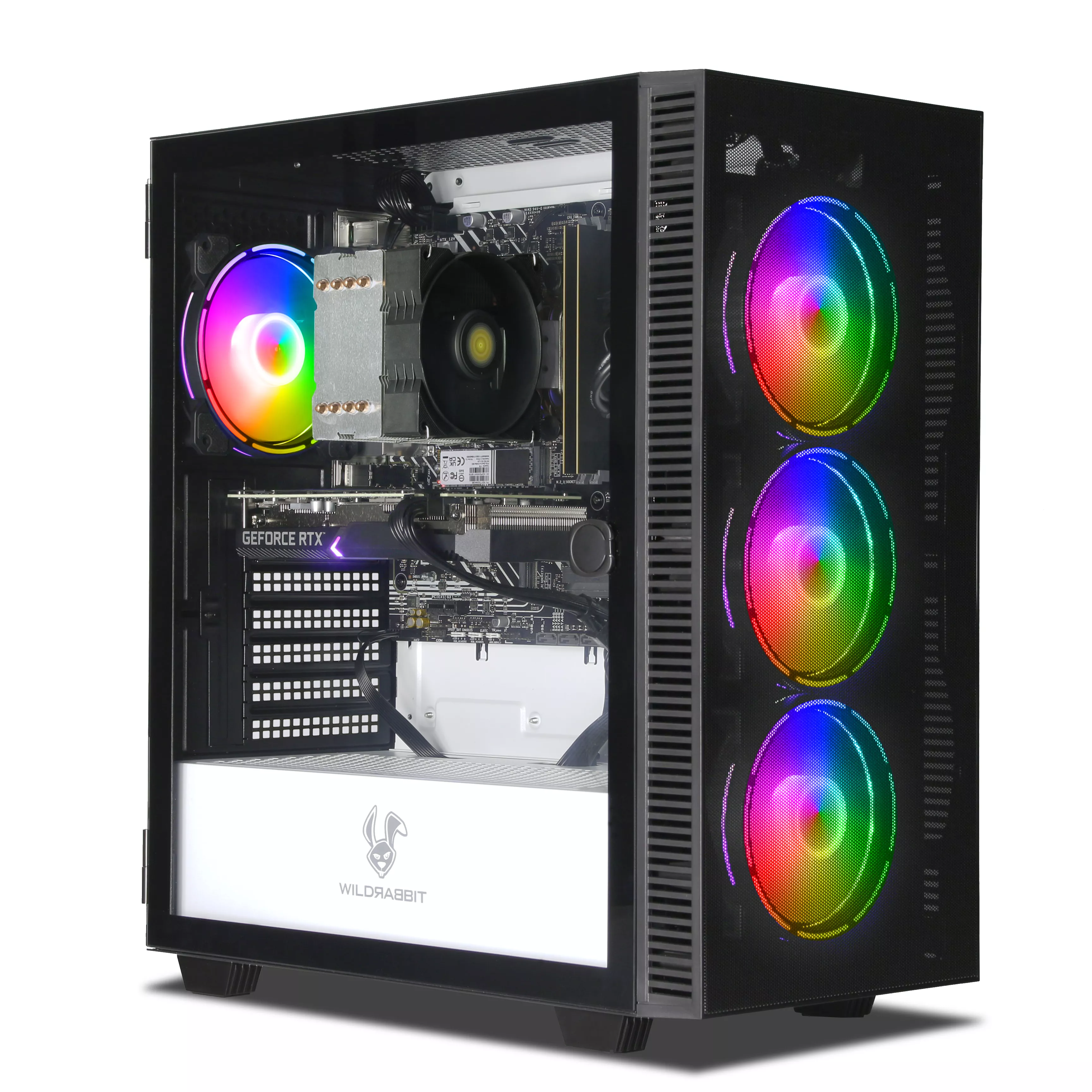 Striker Gaming PC | Intel Core i7-13700F | Nvidia GeForce RTX 4060 8GB | 16GB DDR5 RAM | 1TB NVMe SSD | Windows 11 | WLAN & Bluetooth | MS Office 2024