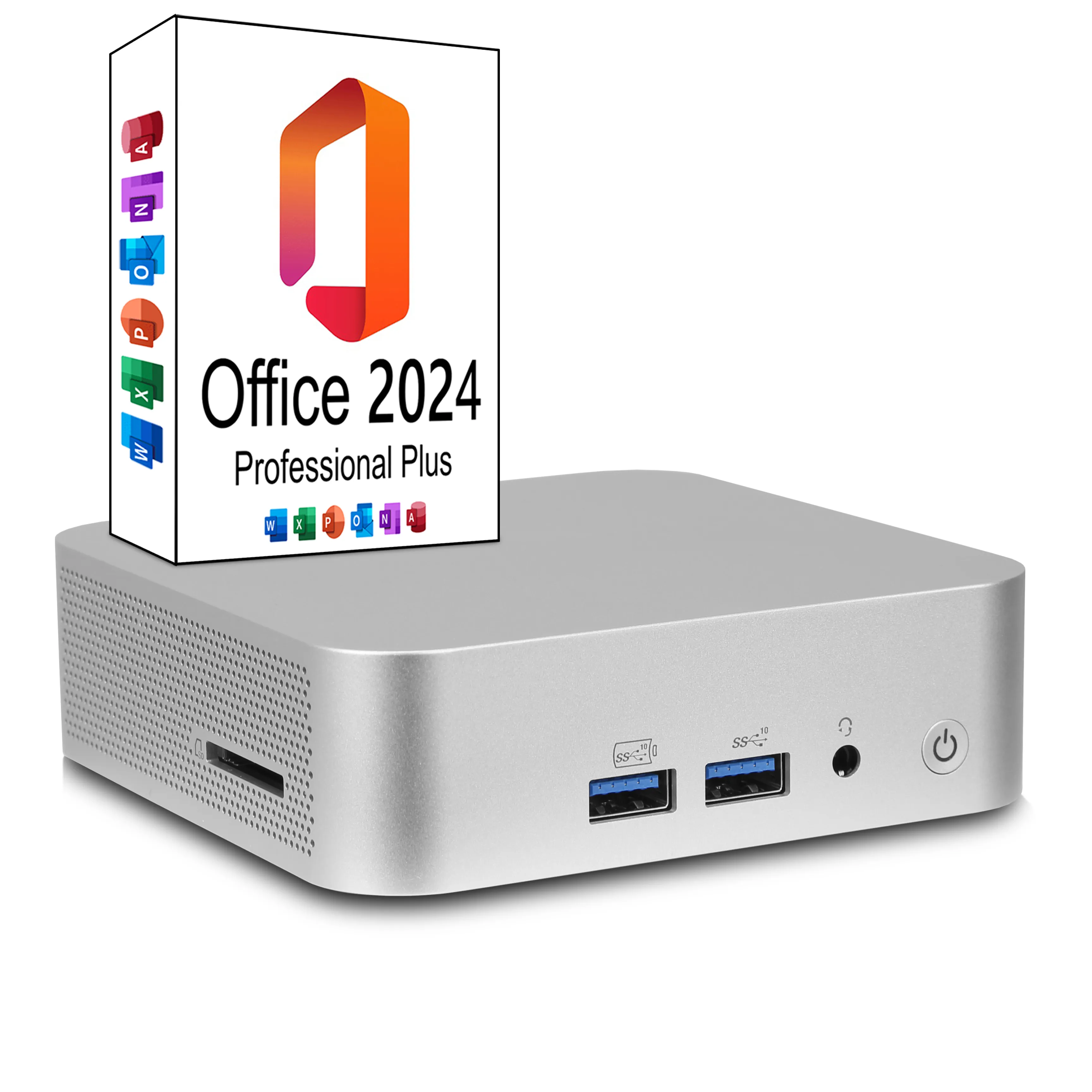Ank-IX Ryzen 7 Mini PC | 16GB DDR5 RAM | 1TB NVMe SSD | Windows 11 | AMD Ryzen 7 - 6800 | WLAN & Bluetooth | MS Office 2024