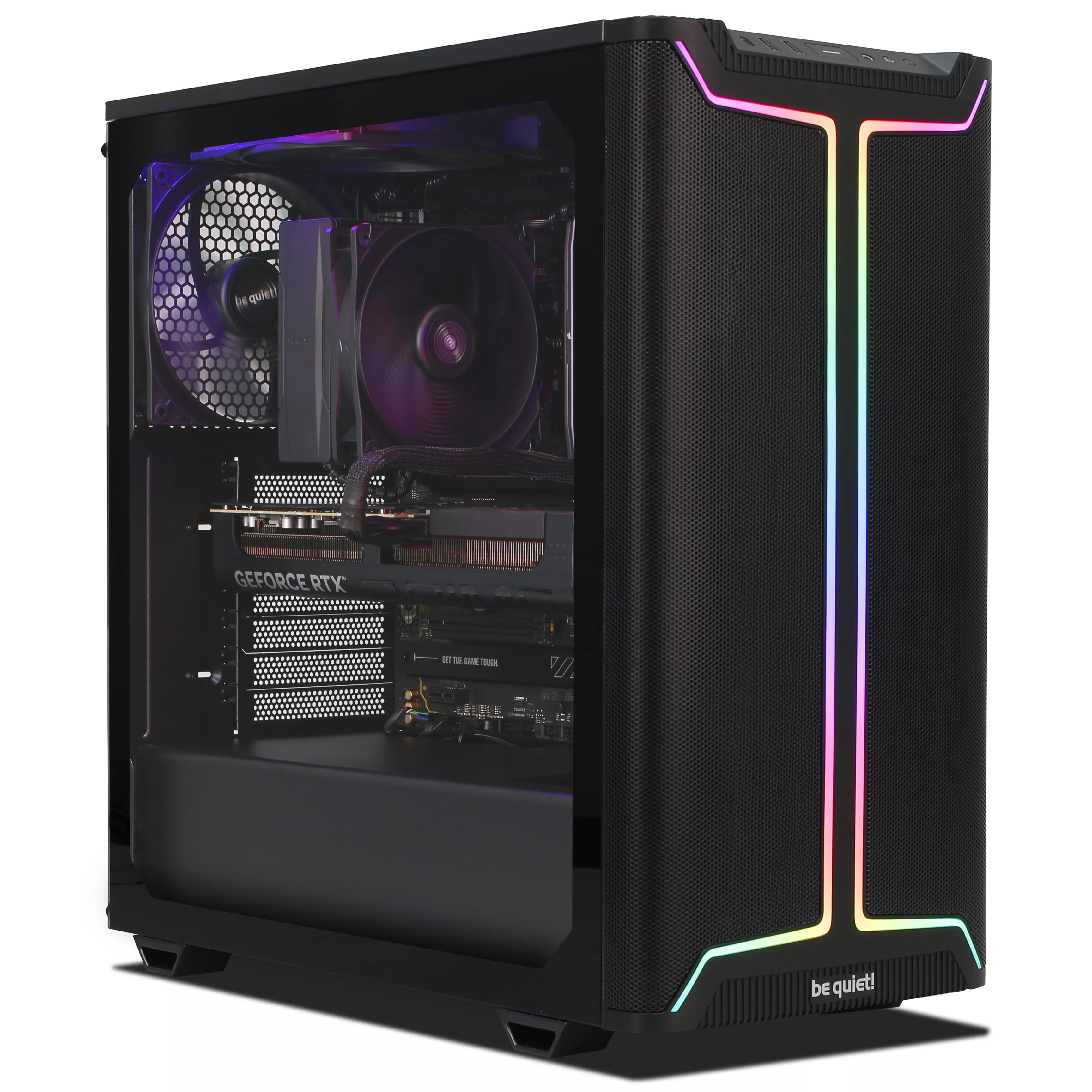 WILDRABBIT AIRFLOW Gaming PC | AMD Ryzen 5 9600X | Nvidia GeForce RTX 5070 12GB | 32GB DDR5 RAM | 2TB NVMe SSD | Windows 11 | WLAN & Bluetooth